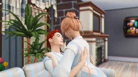 模拟人生4怎么牵手