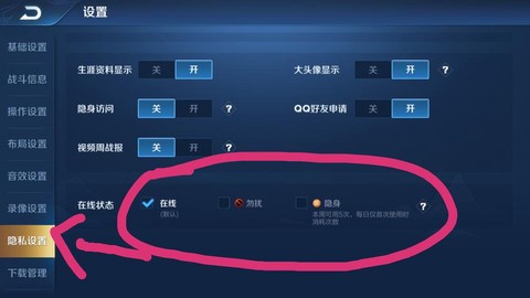 王者荣耀资料怎么隐藏[图1]