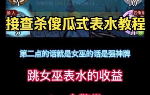 狼人杀表水什么意思